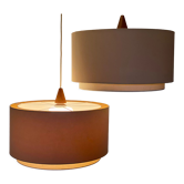 Pair of scandinavian hanging lamps