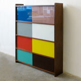 Bibliothèque meuble de rangement des années 60