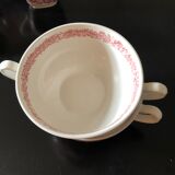 pink English tea service