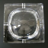 Vintage glass ashtray 1970
