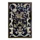 20th Century Italian Handmade Wrought Iron Coffee Table Frame Inlaid Marble