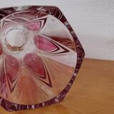 Arques crystal vase model Châtelet rosé