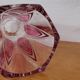 Arques crystal vase model Châtelet rosé