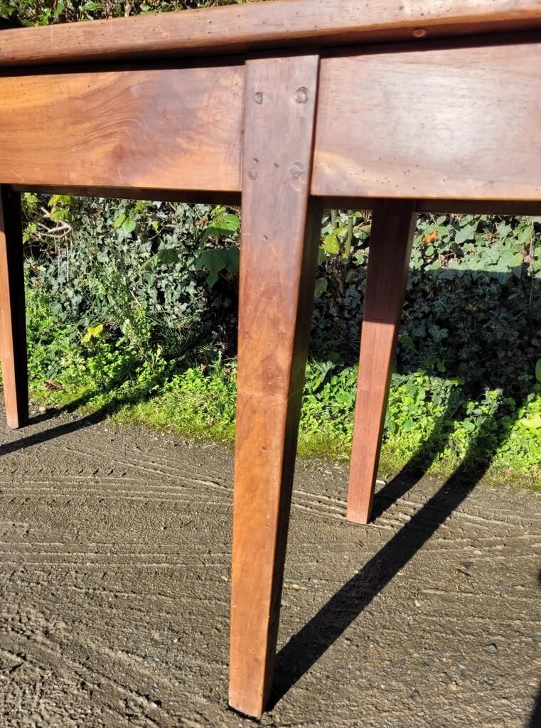 Walnut farm table - 6 feet - 10 places