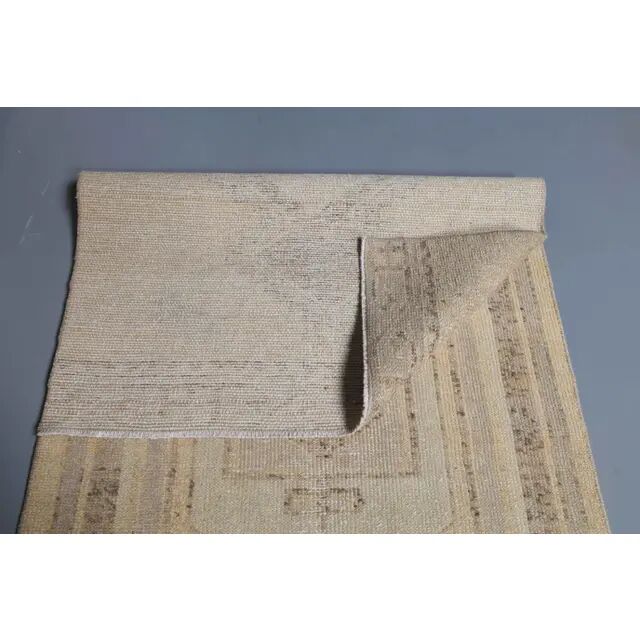 Vintage Turkish Oushak Handmade Runner 85x383