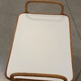 Vintage bamboo and rattan bar service