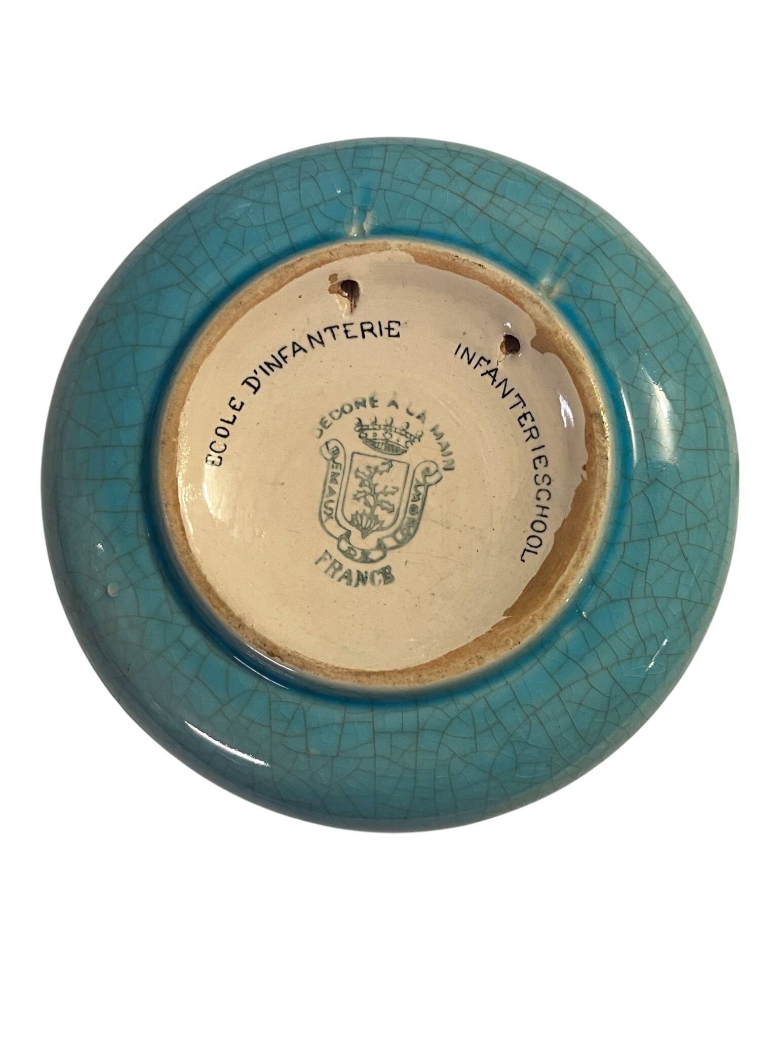 Vide-poche, coupelle en émaux de Longwy, XXème s.