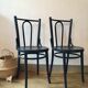 Bistrot black chairs
