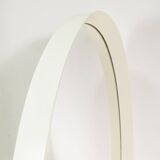 Minimalist wall mirror - oval, Germany, 70s