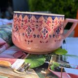 Sarreguemines Art Deco Chocolate Cup