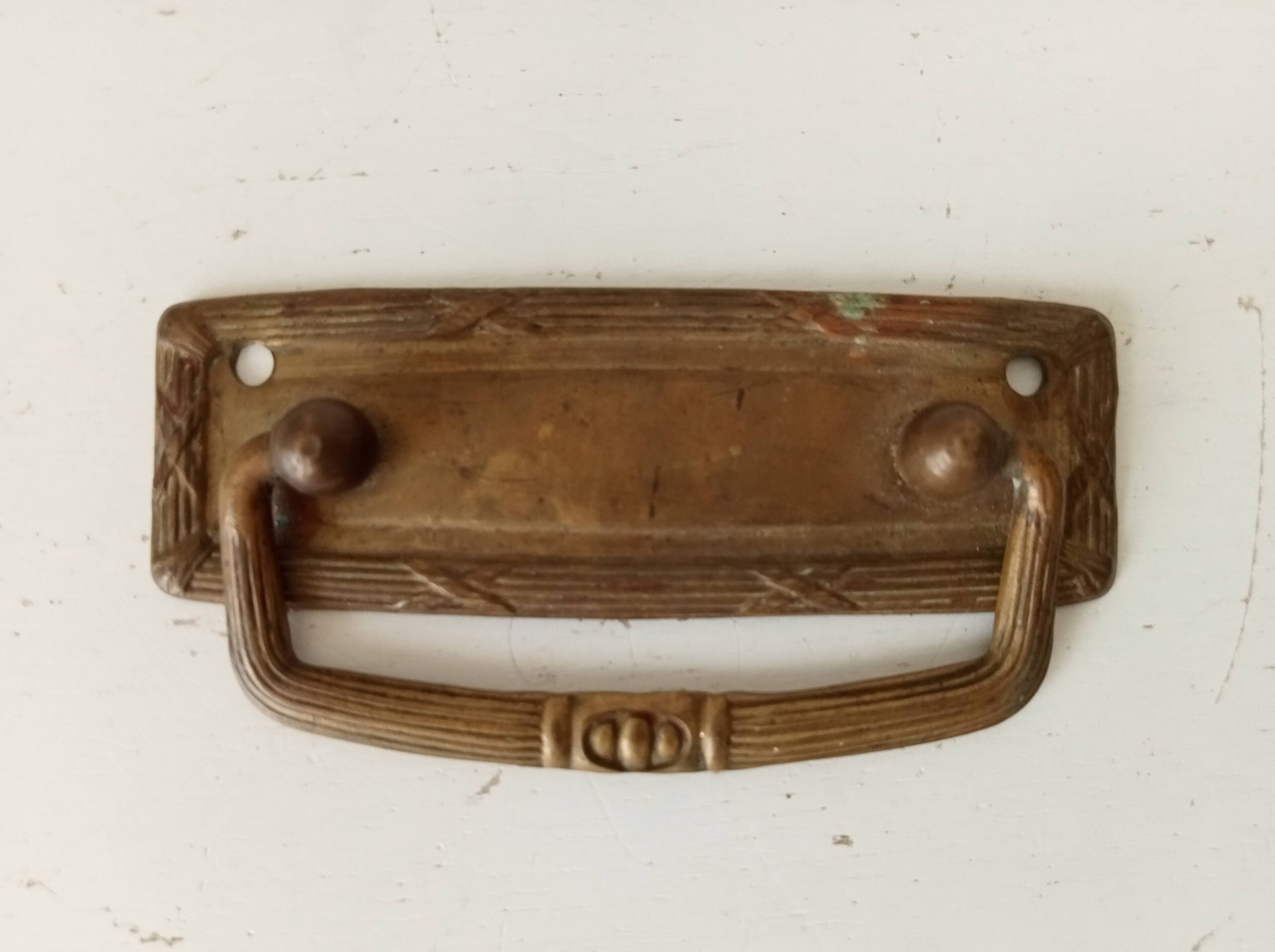 Old art deco furniture handle