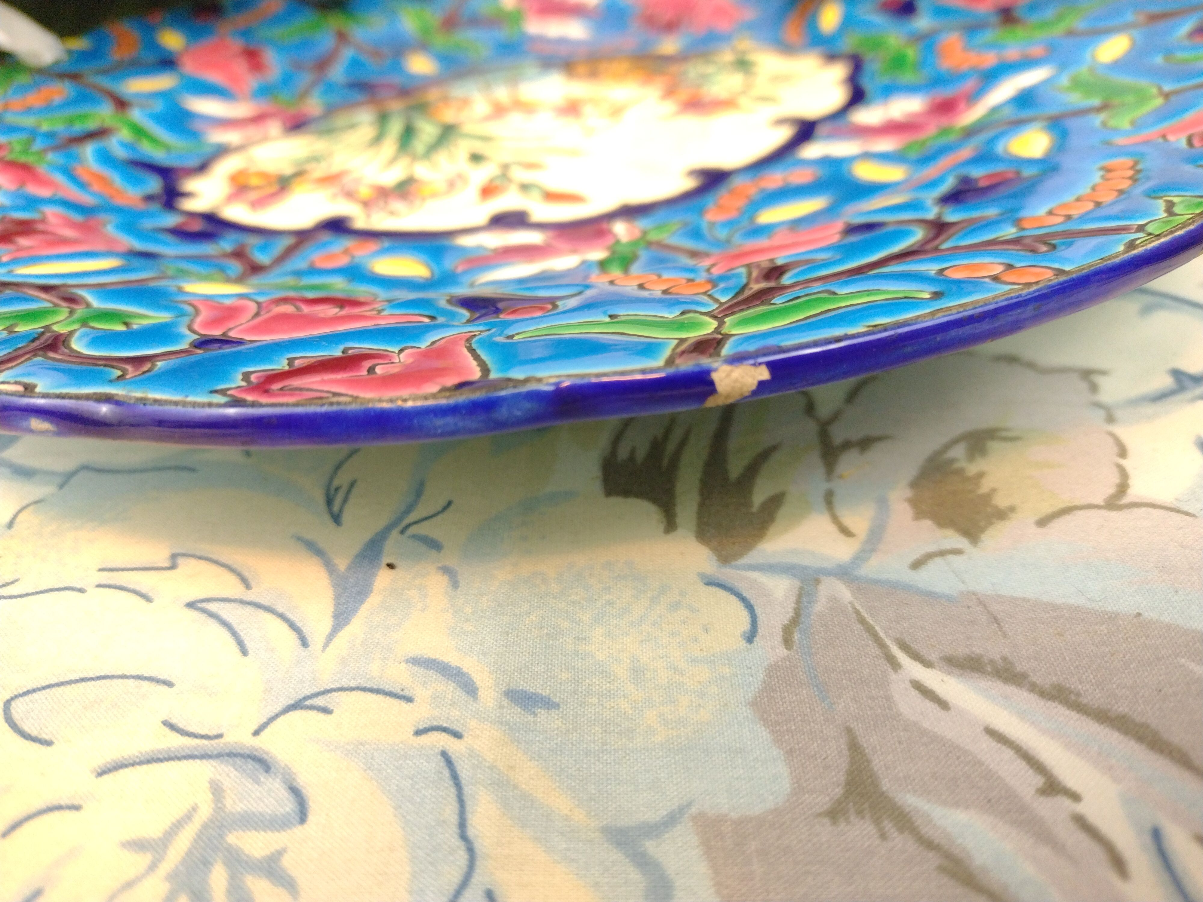 Dish Longwy art deco