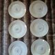 6 antique deep plates in ironstone