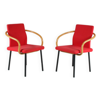 1980s “Mandarin” chairs by Ettore Sottsass for Knoll International, USA