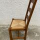 Set of 6 solid oak chairs