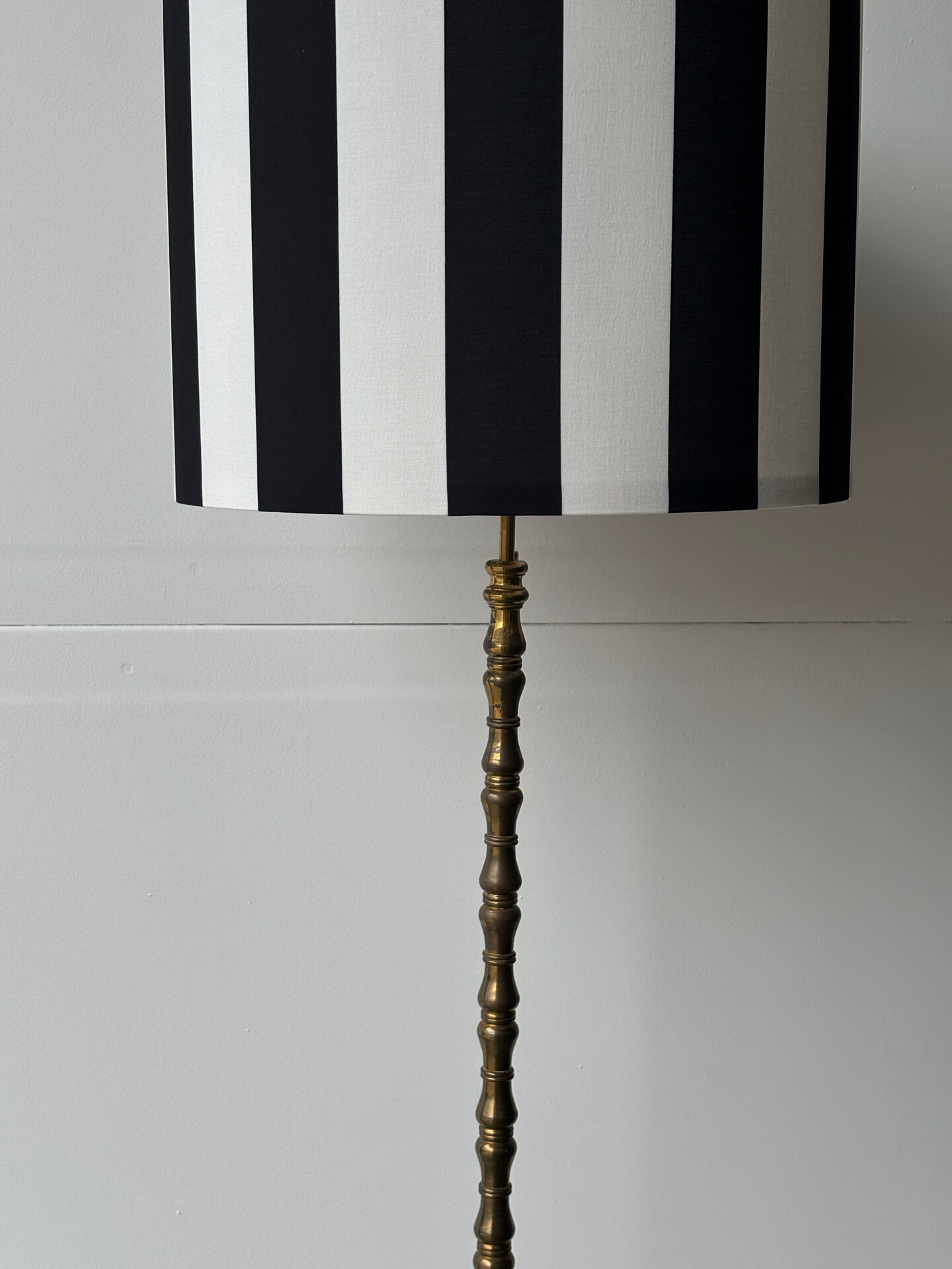 Brass floor lamp with adjustable height 1960
