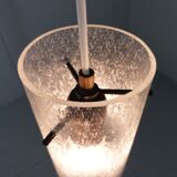 Suspension en verre Kaiser Leuchten, années 1960