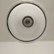 Space age pendant lamp in white opaline from the 70s