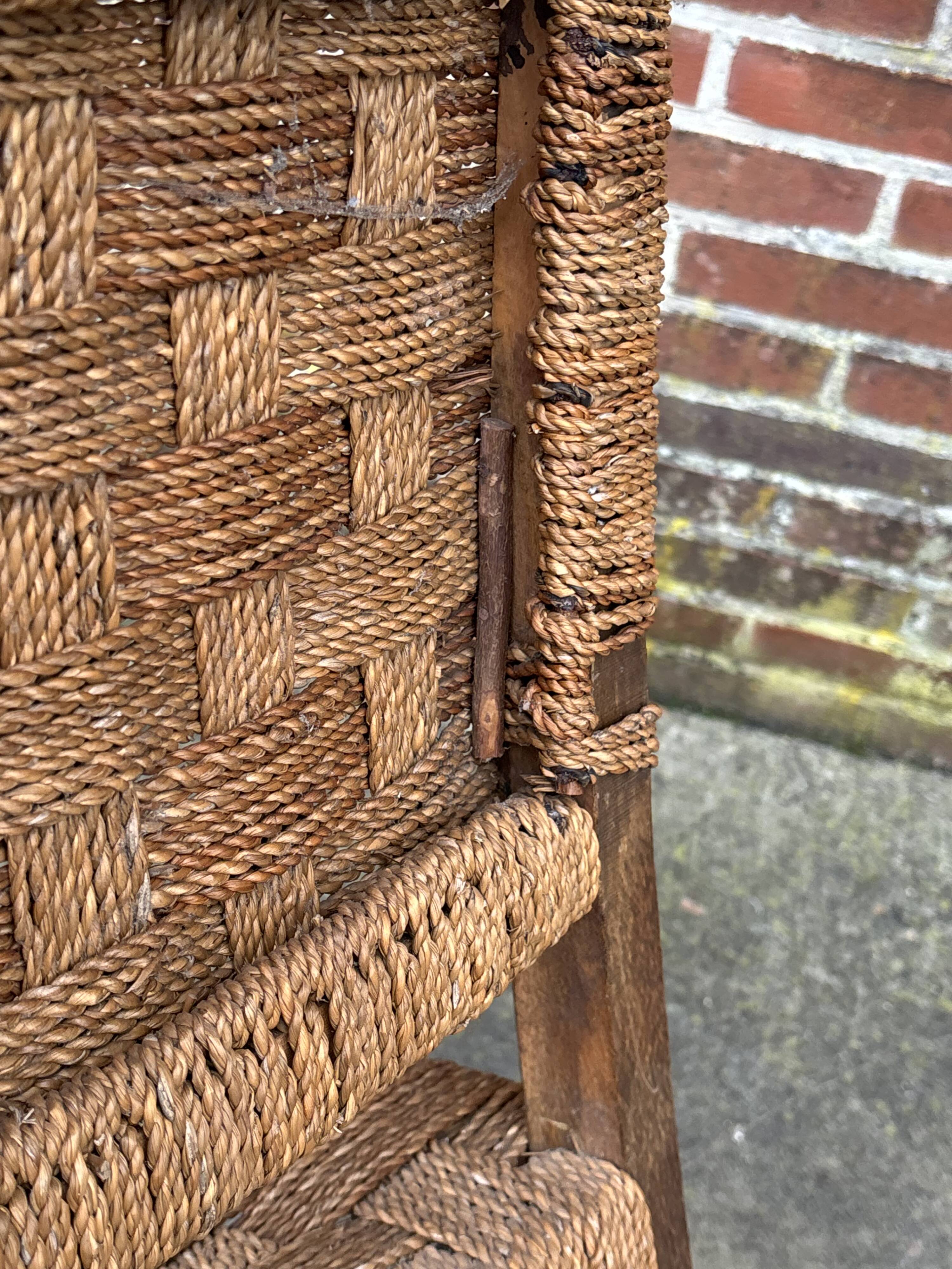 Bauhaus rope chair easy chair Erich Dieckmann style