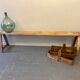 Old raw wood bench 200 cm