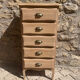 Oak chest of drawers with 5 drawers – restored