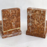 Pair of marble bookends
