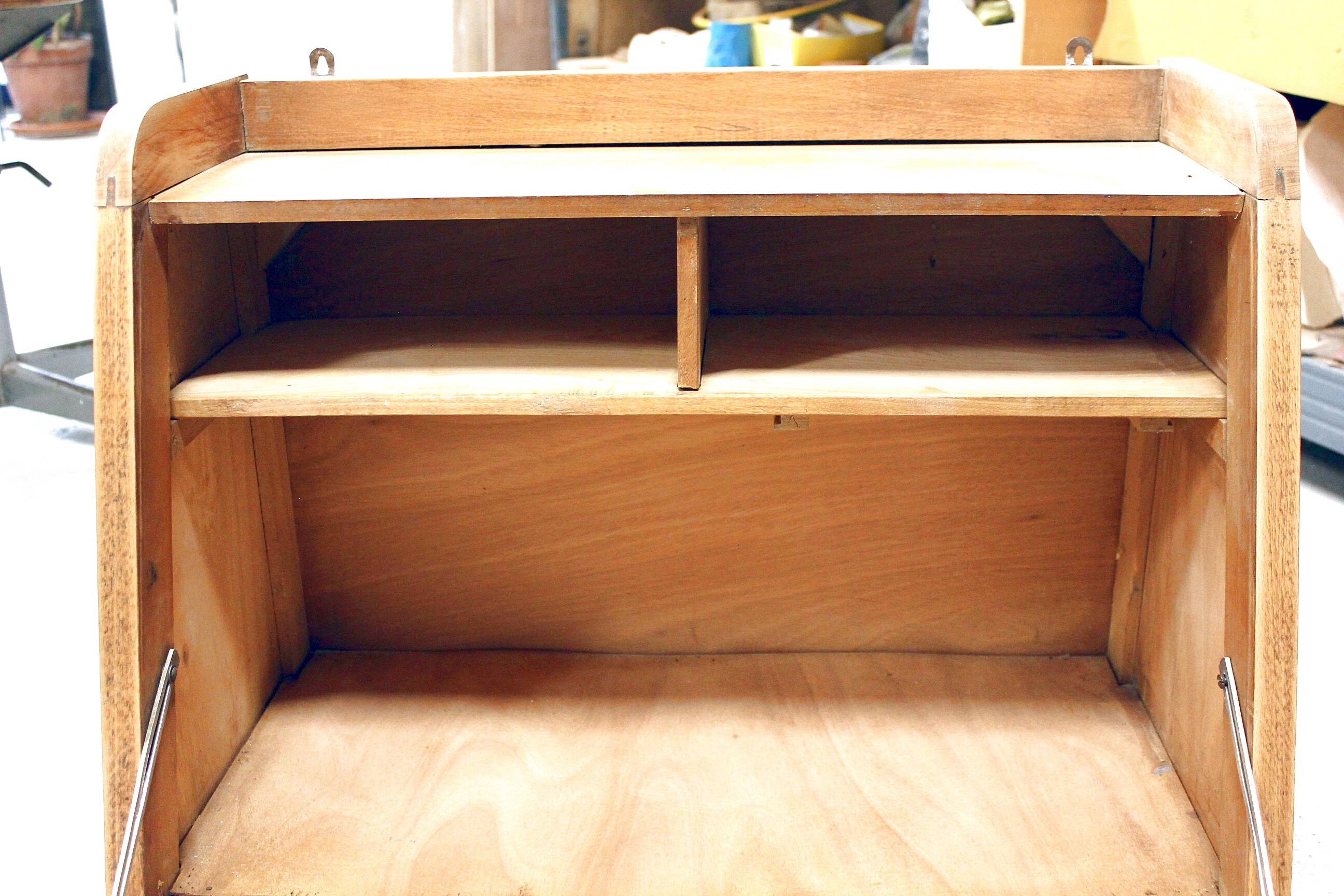 Vintage Scandinavian wall-mounted desk from the 60s