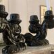 Pair of Vallauris ceramic candlesticks