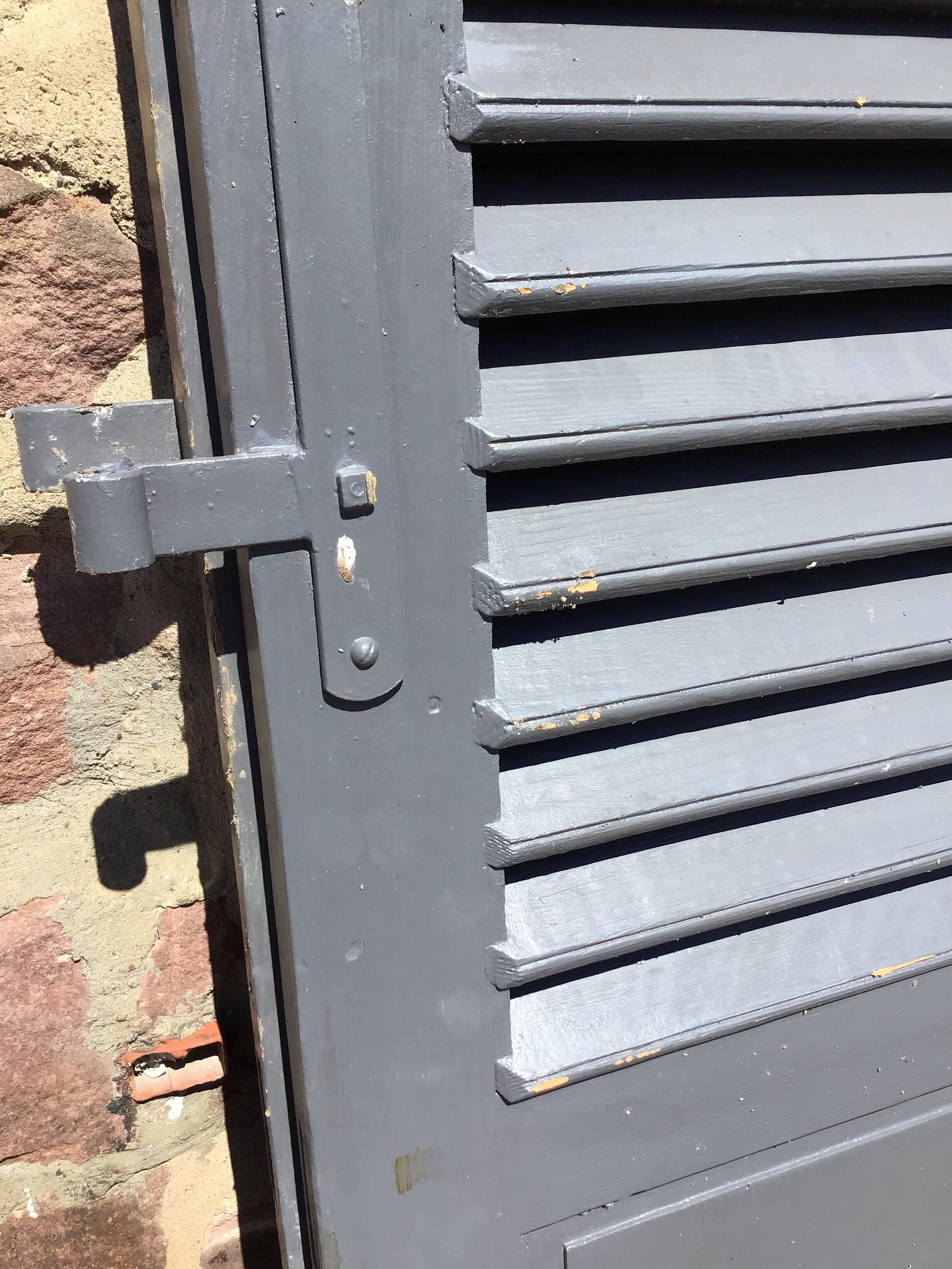 Pair of vintage shutters