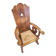 High back / monastery / rush seat armchair 1950s