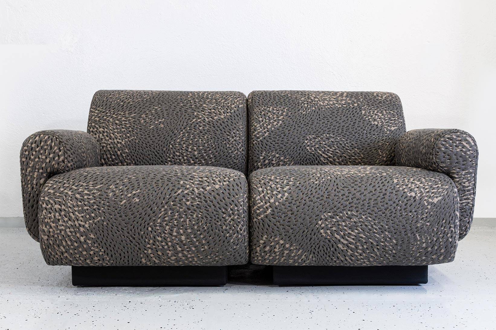 Modular lounge chairs/sofa by Eberhard Geißler, Oelsa, Germany, 1970s