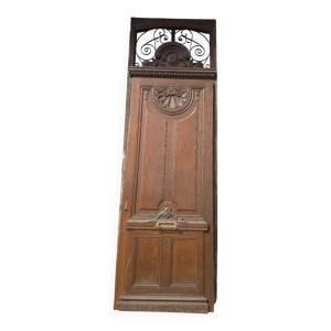 Porte d'entrée en chêne