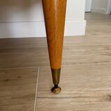 Chene and rattan cabinet