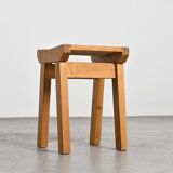 Pair of stools for Les Arcs by Christian Durupt