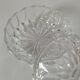 Grande bonbonnière vintage en verre pressé – motif diamant