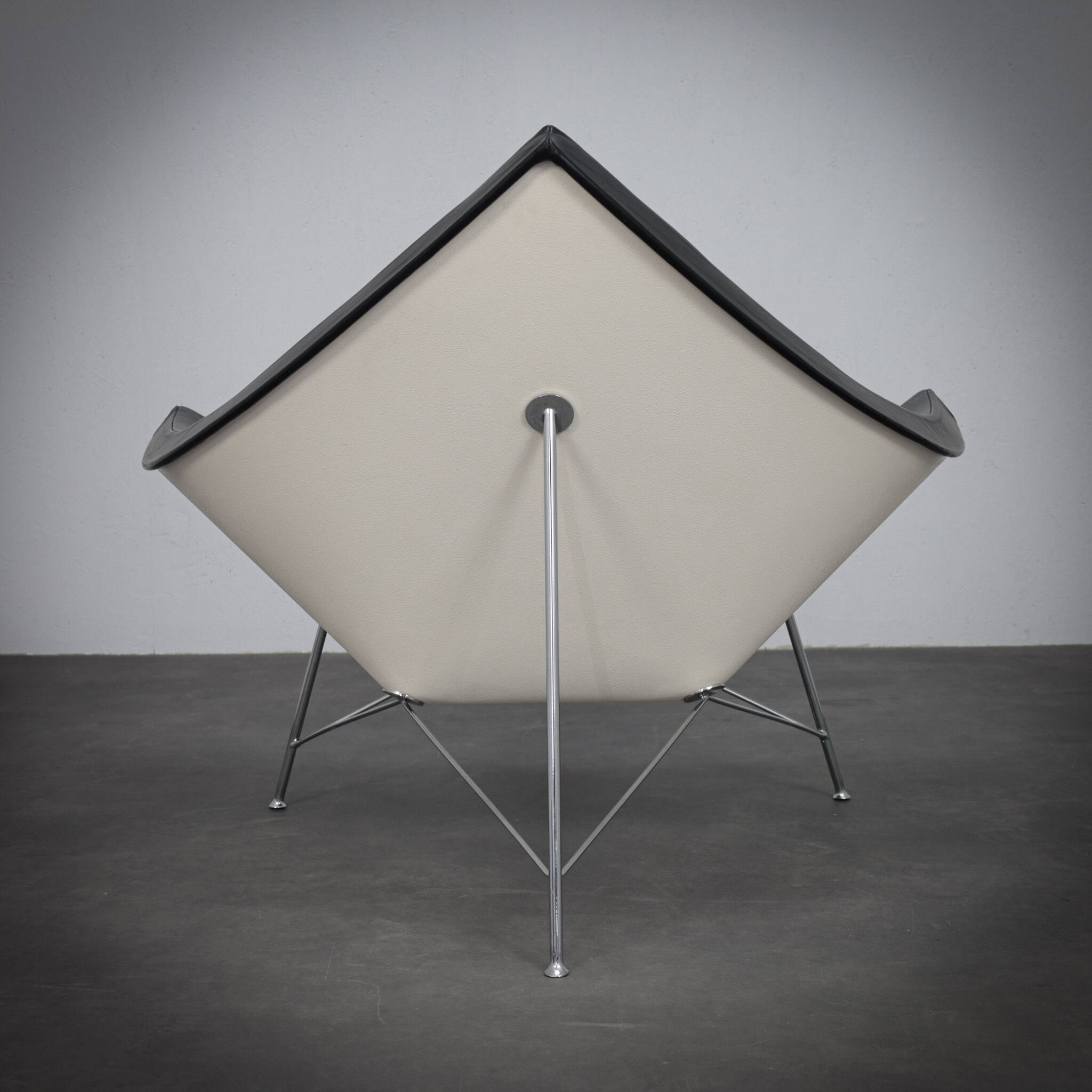 Fauteuil  en cuir Coconut par George Nelson pour Vitra, 1955