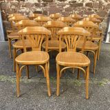 12 chaises bistrot vintage