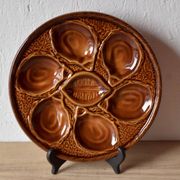 Lot de 6 assiettes à huîtres Saint-Clément- 4589