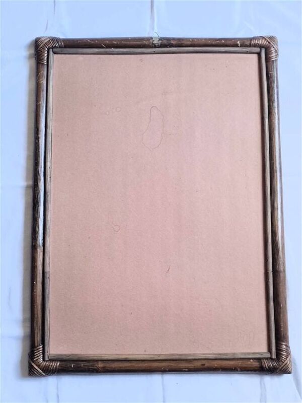 Miroir en bambou 52 x 70 cm