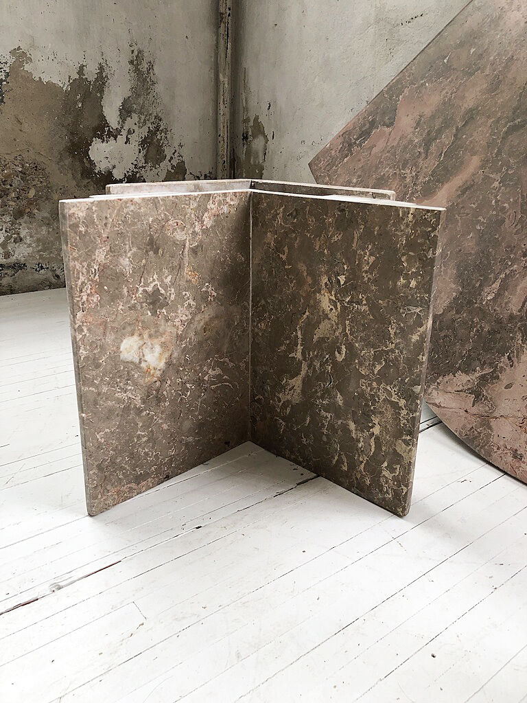 Roche Bobois pink marble table