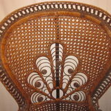 Emmanuelle rattan armchair