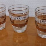 Complete Arques crystal liqueur service, carafe and glasses