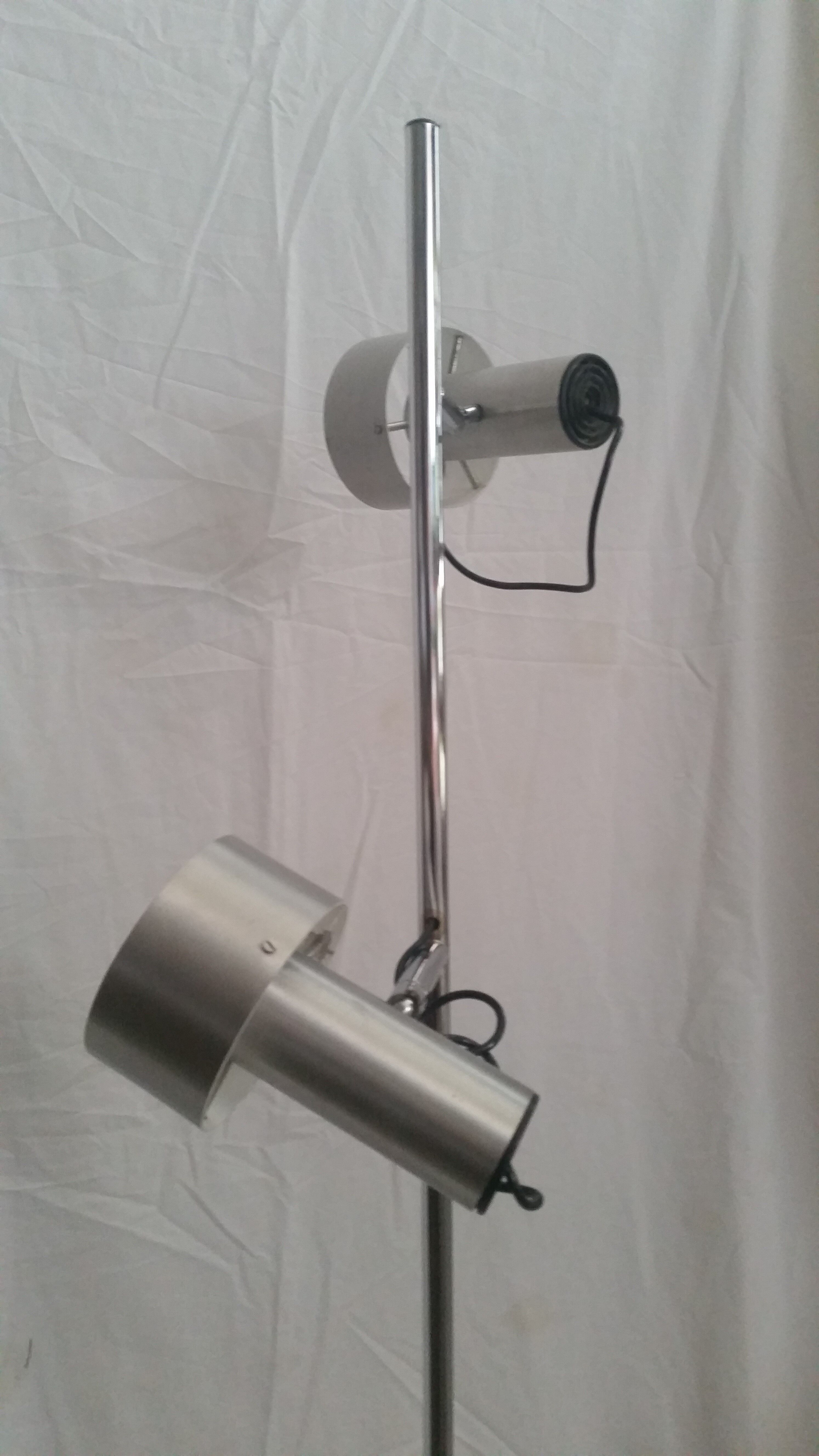 Floor lamp e-reader chrome brush 60/70