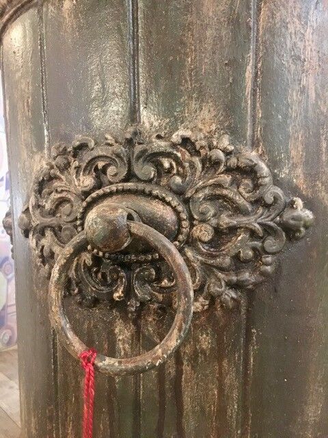 Pair of cast iron gardeners