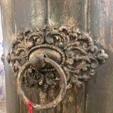 Pair of cast iron gardeners