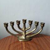 Bronze chandelier Scandinavian brutalist decoration