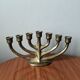 Bronze chandelier Scandinavian brutalist decoration