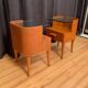 A pair of bedside tables by Axel Larsson, Bodafors, Sweden, 1940s.