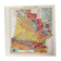 Old map of the Nouvelle-Aquitaine and Pyrenees region from 1945