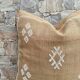 Cactus silk cushion cover: Handwoven Moroccan Sabra cushion